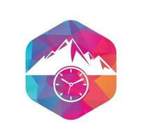 time-mountain-logo-icon-design-adventure-time-logo-template-illustration-free-vector